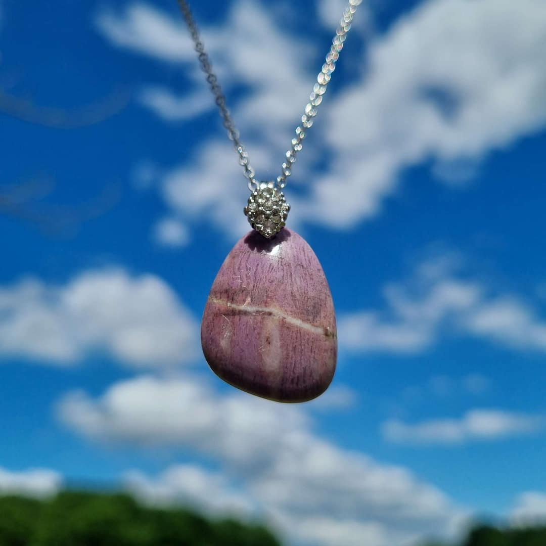 Pendentif Jadéite lavande