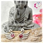 Boucles d'oreilles Tourmaline Rose - Argent 925