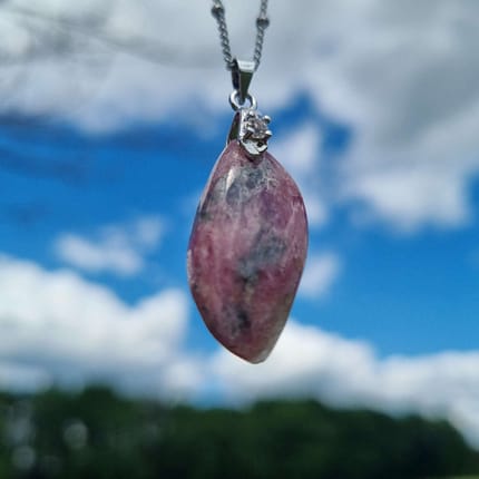 Pendentif Rhodonite