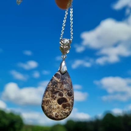 Pendentif Jaspe Turitelle