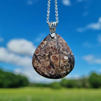 Pendentif Jaspe Turitelle