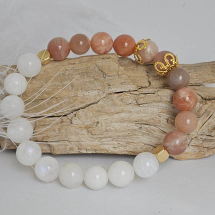 Bracelet Pierre de Soleil / Pierre de Lune