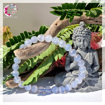 Bracelet en Agate Blue Lace