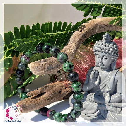 Bracelet en Rubis Zoïsite