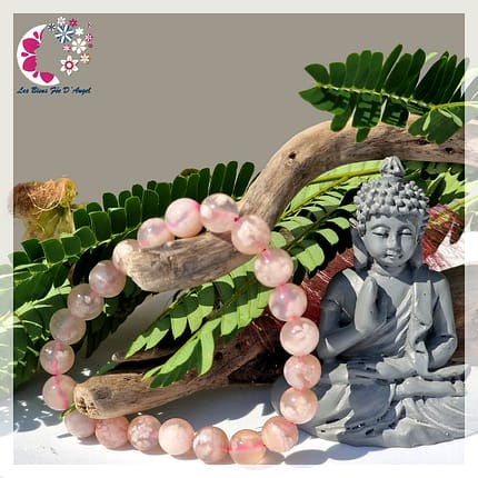 Bracelet en Agate Fleur