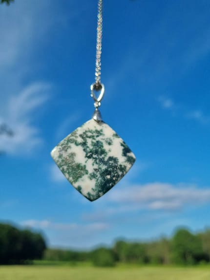 Pendentif Agate Arbre