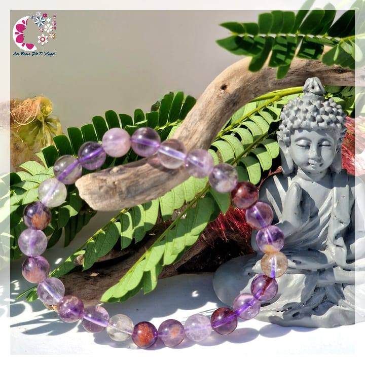 Bracelet en Améthyste jardin
