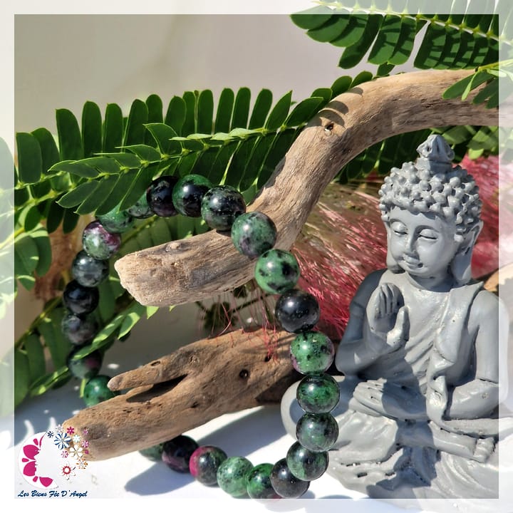 Bracelet en Rubis Zoïsite