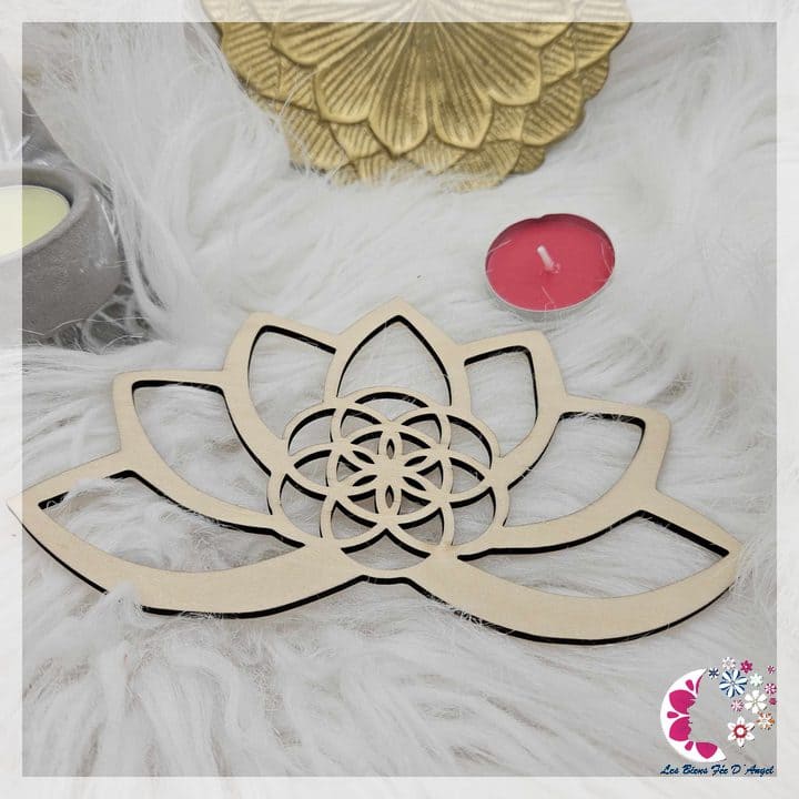 Bougeoir lotus simple – Image 2