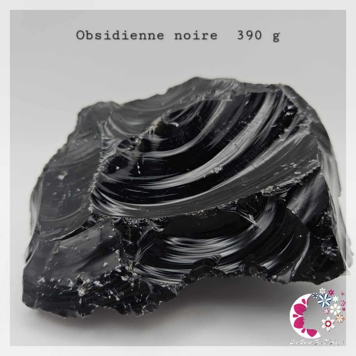 Obsidienne noire 390g