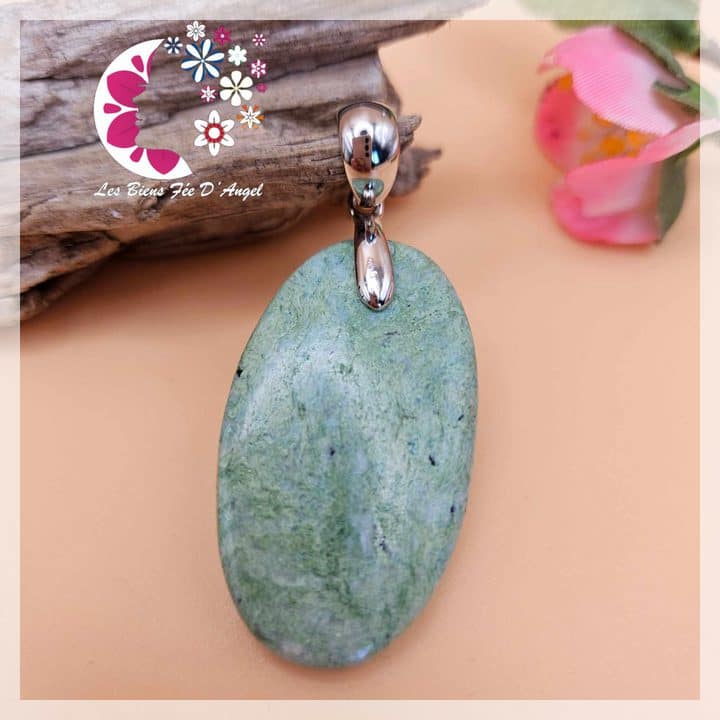 Pendentif Opale verte