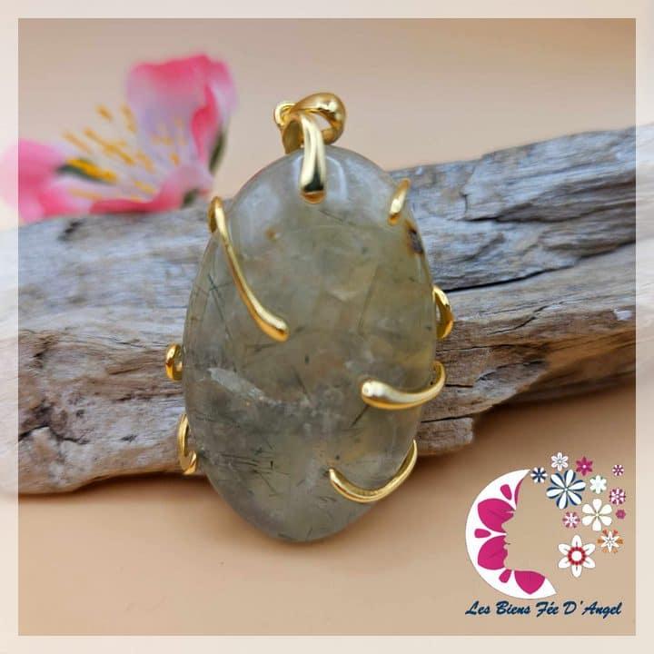 Pendentif en Préhnite