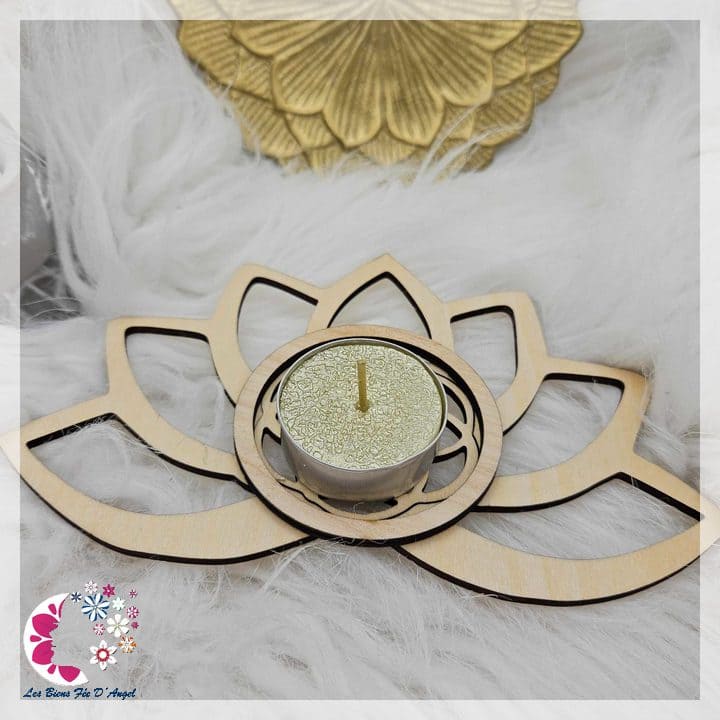 Bougeoir Lotus