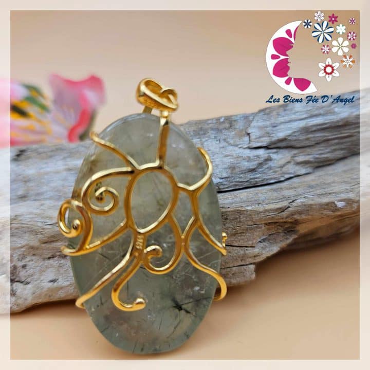 Pendentif en Préhnite – Image 2